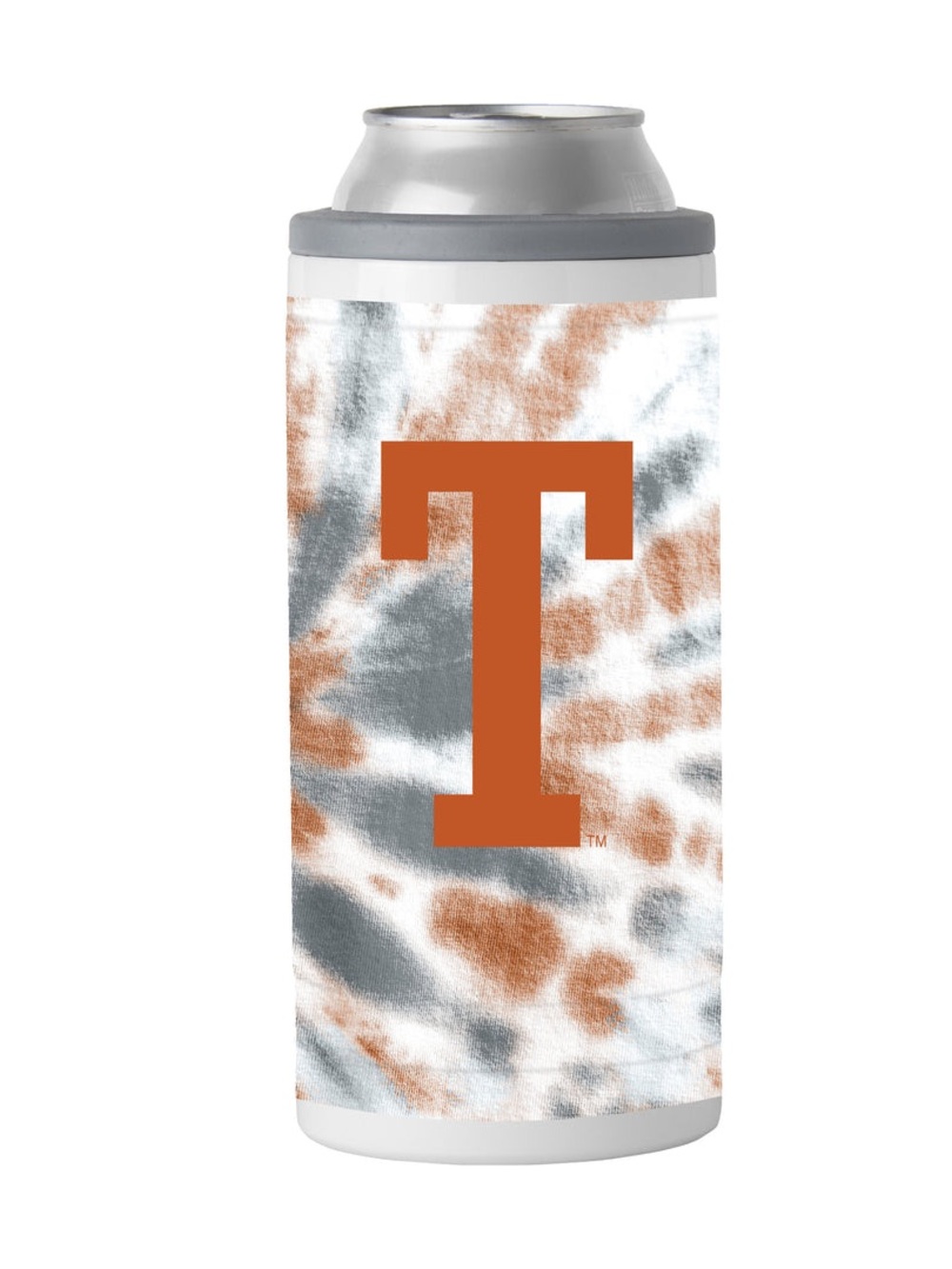 🆕 Texas Longhorns Vault 12oz Tie Dye Slim Can Coolie Burnt Orange BNWT